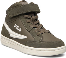 Fila Crew Velcro Mid Kids Sport Sneakers High-top Sneakers Khaki Green FILA