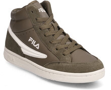 Fila Crew Mid Teens Sport Sneakers High-top Sneakers Khaki Green FILA
