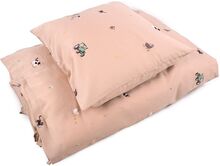 Junior Bed Linen Gots - Magic Farm Home Sleep Time Bed Sets Pink Filibabba