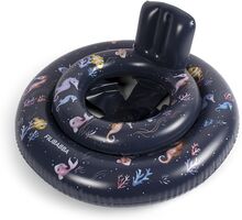 Baby Swim Ring Alfie - Rainbow Reef Toys Bath & Water Toys Water Toys Swim Rings Blue Filibabba