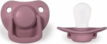 2-Pack Pacifiers - Dusty Rose 0-6 Months Baby & Maternity Pacifiers & Accessories Pacifiers Pink Filibabba