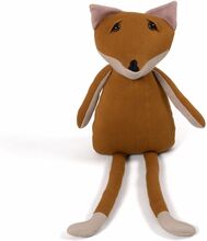 Teddy - Freya The Fox Dark Orange Toys Soft Toys Stuffed Animals Oransje Filibabba*Betinget Tilbud