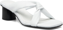Alma Mid Sandal Sandal Med Hæl White Filippa K