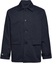 M. York Cotton Coat Designers Jackets Light Jackets Navy Filippa K