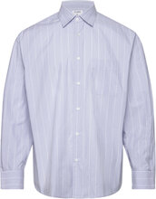 Striped Cotton Poplin Shirt Designers Shirts Business Blue Filippa K