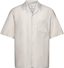 Resort Short Sleeve Shirt Designers Shirts Short-sleeved Grey Filippa K
