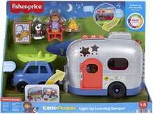 Little People Light-Up Learning Camper Toys Playsets & Action Figures Play Sets Multi/mønstret Fisher-Price*Betinget Tilbud