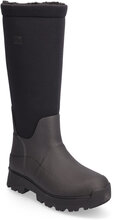 Wonderwelly Atb Fleece-Lined Roll-Down Rain Boots Gummistøvler Sko Black FitFlop