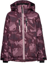 Nendaz Jkt Jr Outerwear Snow/ski Clothing Snow/ski Jacket Multi/mønstret Five Seasons*Betinget Tilbud