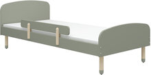 Single Bed Home Kids Decor Furniture Children's Beds & Accessories Green FLEXA