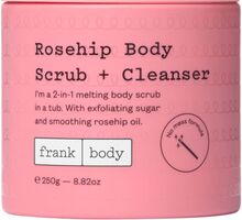Frank Body Rosehip Body Scrub + Cleanser 250G Bodyscrub Kroppsvård Kroppspeeling Nude Frank Body