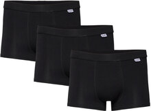 3-P Bamboo Trunk Boxerkalsonger Black Frank Dandy