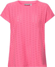 Frjess Tee 1 Tops T-shirts & Tops Short-sleeved Pink Fransa