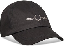 Graphic Twill Cap Accessories Headwear Caps Black Fred Perry