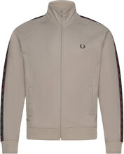 Contrast Tape Trk Jkt Tops Sweat-shirts & Hoodies Sweat-shirts Brown Fred Perry