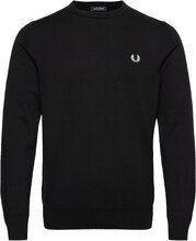 Classic C/N Jumper Strikkegenser M. Rund Krage Svart Fred Perry*Betinget Tilbud