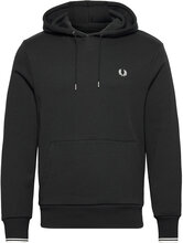 Tipped Hooded Sweatsh Hettegenser Genser Svart Fred Perry*Betinget Tilbud