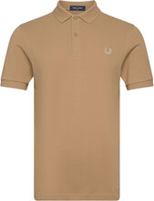 The Fred Perry Shirt Tops Polos Short-sleeved Beige Fred Perry