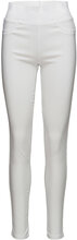 Fqshantal-Pa-Power Bottoms Trousers Slim Fit Trousers White FREE/QUENT