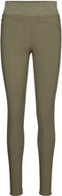 Fqshantal-Pa-Power Bottoms Trousers Slim Fit Trousers Green FREE/QUENT
