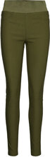 Fqshantal-Pa-Power Bottoms Trousers Slim Fit Trousers Green FREE/QUENT