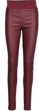 Fqshantal-Pa-Cooper Trousers Leather Leggings/Bukser Rød FREE/QUENT*Betinget Tilbud