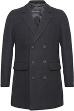 Db Overcoat Check W Suits & Blazers Blazers Double Breasted Blazers Grey French Connection
