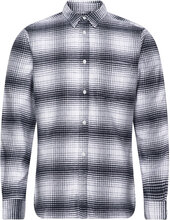 Shadow Check Tops Shirts Casual Navy French Connection