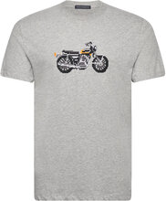Motorbike Pixel T Shirt Tops T-Kortærmet Skjorte Grey French Connection