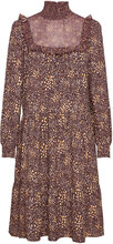 Pf Faith Fil Coupe Dress Knælang Kjole Multi/patterned French Connection