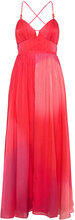 Darryl Hallie Crinkle Dress Maxikjole Festkjole Red French Connection