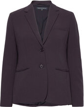 Whisper Ruth Fitted Blazer Blazers Single Breasted Blazers Purple French Connection