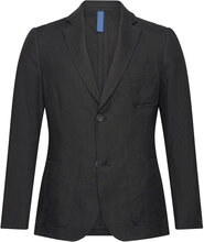 Jere Linen Blazer Suits & Blazers Blazers Single Breasted Blazers Black FRENN