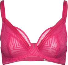 Tailored Uw High Apex Plunge Bra Lingerie Bras & Tops Wired Bras Pink Freya