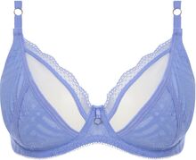 Freya Fatale Uw Plunge Bra 34 Dd Lingerie Bras & Tops Plunge Bras Blue Freya