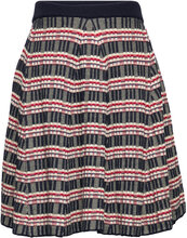 Rib Skirt Dresses & Skirts Skirts Midi Skirts Multi/mønstret FUB*Betinget Tilbud