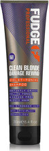 Clean Blonde Damage Rewind Violet Shampoo Beauty WOMEN Hair Care Silver Shampoo Nude Fudge*Betinget Tilbud