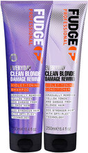 Clean Blonde Everyday Duo Beauty WOMEN ALL SETS Hair Sets Shampoo Nude Fudge*Betinget Tilbud