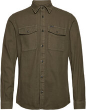 Marine Slim Shirt L\S Skjorte Uformell Kakigrønn G-Star RAW*Betinget Tilbud