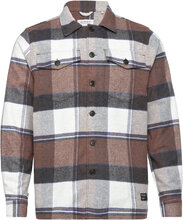 Clipper Big Check Overshirt Overshirts Multi/mønstret Gabba*Betinget Tilbud