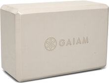 Gaiam Sandst Block Sport Sports Equipment Yoga Equipment Yoga Blocks And Straps Beige Gaiam
