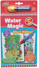 Water Magic Who's Hiding? Toys Creativity Drawing & Crafts Drawing Coloring & Craft Books Multi/patterned Galt
