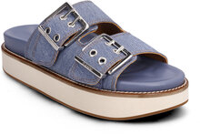 Wide Welt Shoes Summer Shoes Platform Sandals Blå Ganni*Betinget Tilbud