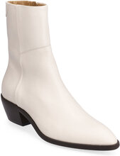 St Broomly Mid Boot Shoes Boots Ankle Boots Ankle Boots With Heel White GANT