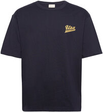 Gant Usa T-Shirt T-shirts Short-sleeved Marineblå GANT*Betinget Tilbud