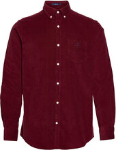 D1. Reg Corduroy Shirt Bd Tops Shirts Casual Red GANT