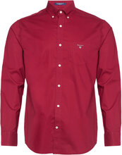 Reg Broadcloth Bd Tops Shirts Casual Red GANT