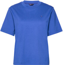 Icon G Essential Ss T-Shirt T-shirts & Tops Short-sleeved Blå GANT*Betinget Tilbud