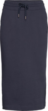 Icon G Essential Jersey Skirt Knälång Kjol Blue GANT