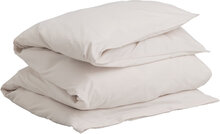 Sateen Double Duvet Home Textiles Bedtextiles Duvet Covers White GANT